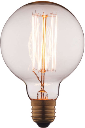 Ретро лампочка накаливания Эдисона груша E27 40W 2400-2800K G9540