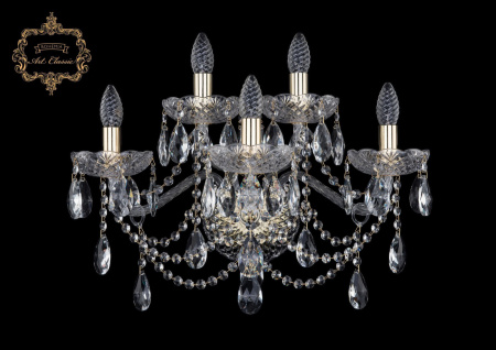 Хрустальное бра 10.25.3+2.200.XL.Gd.Sp