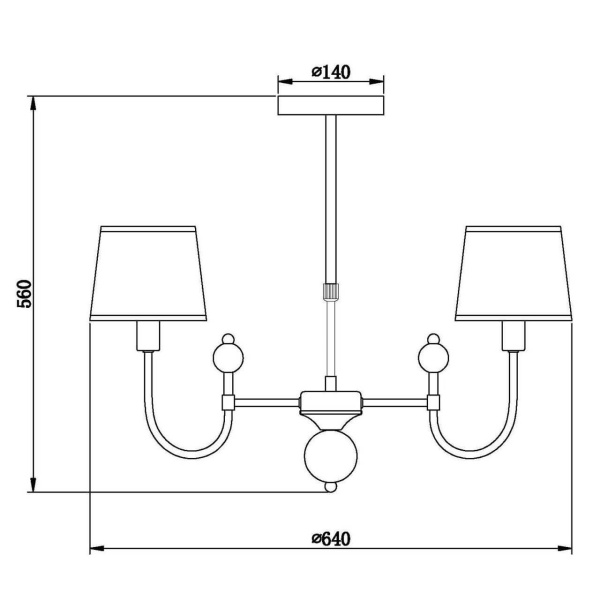 картинка Потолочная люстра Fabio VL1933L06 от магазина BTSvet