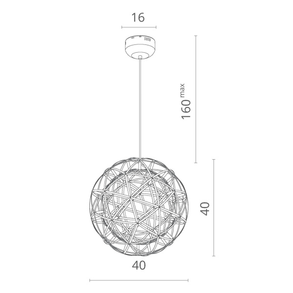 картинка Подвесной светодиодный светильник 1030/02 SP-42 от магазина BTSvet