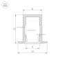 картинка Профиль SL-MINI-8-H12-F12-2000 ANOD (Arlight, Алюминий) 023715 от магазина BTSvet