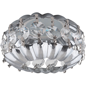 Встраиваемый светильник Fiore DLS-F103 GU5.3 CHROME/CLEAR