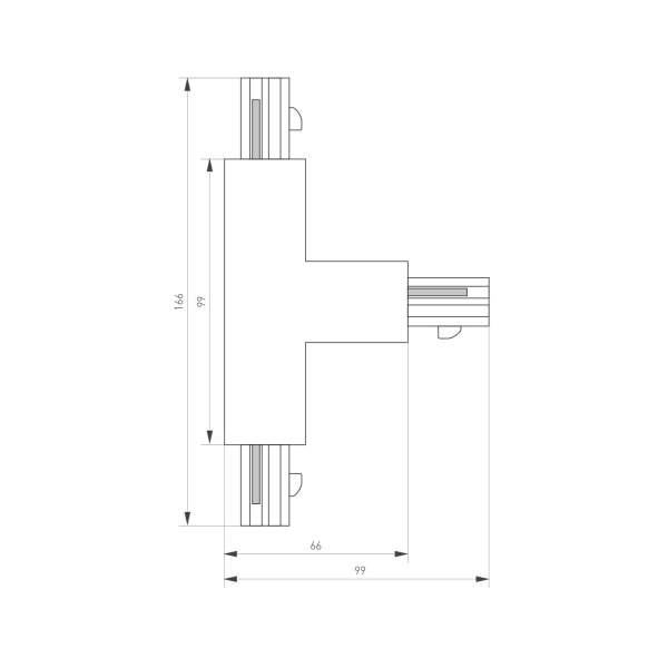 картинка Коннектор тройной LGD-4TR-CON-EXT-R1-WH (C) (Arlight, IP20 Пластик, 3 года) 026146 от магазина BTSvet