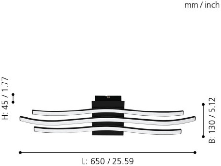 картинка Потолочная люстра светодиодная Roncade 1 99321 от магазина BTSvet