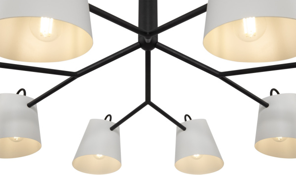 картинка Подвесная люстра Nordic FR5127PL-08B от магазина BTSvet