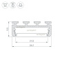 картинка Профиль PLS-LOCK-2000 ANOD (Arlight, Алюминий) 016397 от магазина BTSvet