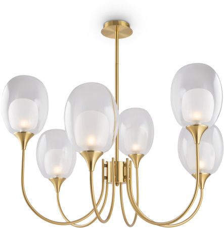 картинка Люстра потолочная на штанге Aura MOD016PL-06BS от магазина BTSvet