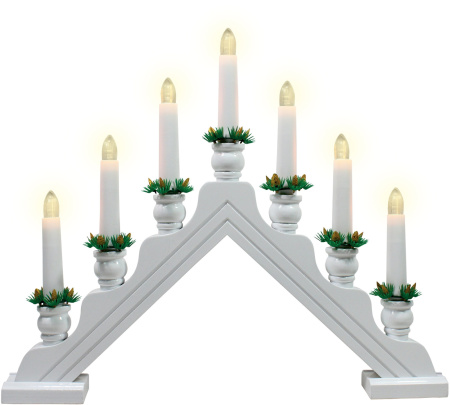 Декоративная свеча ULD-L7101-007/SWA WARM WHITE IP20 WHITE BRIDGE