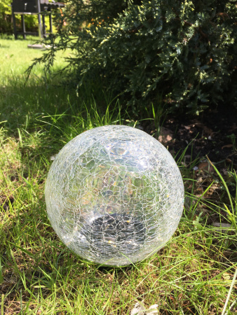 картинка Газонная световая фигура светодиодная на солнечных батареях Шар ERASF012-24 от магазина BTSvet