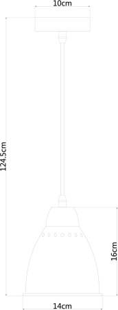 картинка Подвесной светильник A2054SP-1BK от магазина BTSvet