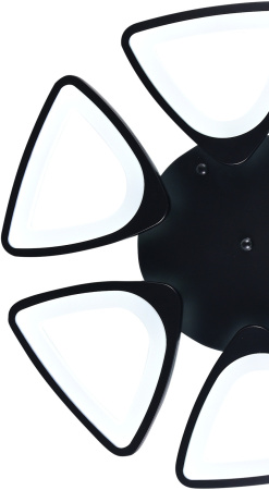 картинка Потолочная люстра светодиодная с управлением смартфоном и пультом регулировкой цветовой температурой и яркости ночным режимом и таймером INNOVATION STYLE 83045 BLACK от магазина BTSvet