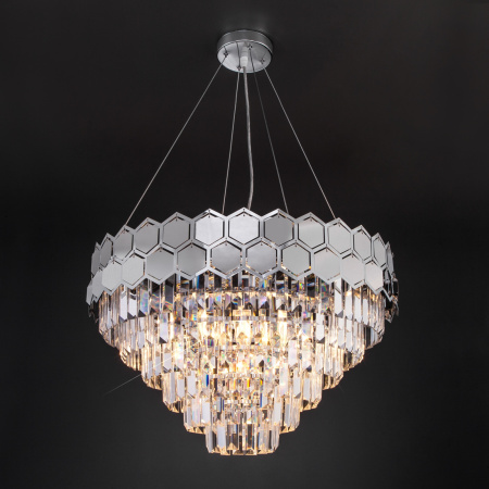 картинка Подвесная люстра хрустальная с управлением смартфоном Ariana 10124/8 от магазина BTSvet