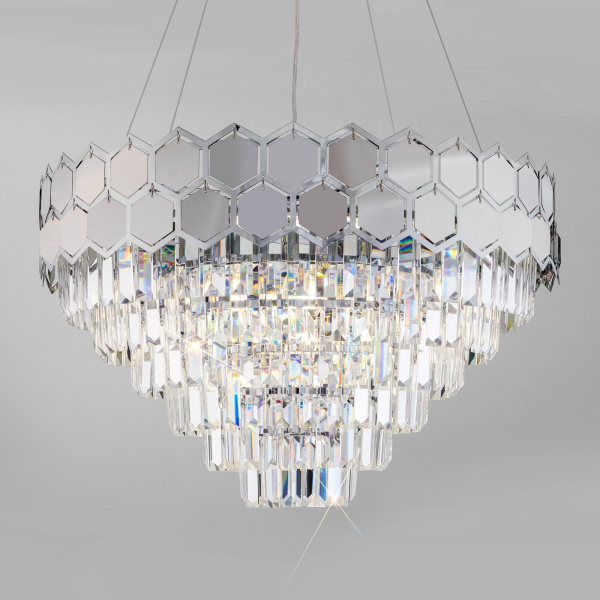 картинка Подвесная люстра хрустальная с управлением смартфоном Ariana 10124/8 от магазина BTSvet