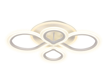 Потолочная люстра светодиодная с пультом, регулировкой яркости, цветовой температуры и ночным режимом Acrylica FA520