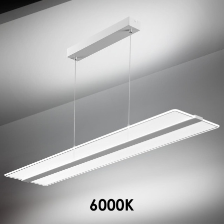 картинка Светильник подвесной диммируемый со сменой цв.температуры, пульт ДУ (2.4G) в комплекте LED 50W ITER 358991 OVER от магазина BTSvet