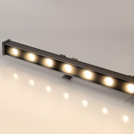 картинка Светодиодный прожектор AR-LINE-1000S-18W-220V Warm (Grey, 30 deg) (Arlight, Закрытый) 024300 от магазина BTSvet