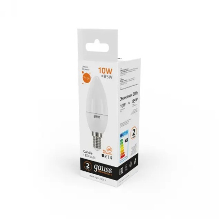 картинка Лампочка LED Elementary Candle 10W E14 3000K 33110 от магазина BTSvet