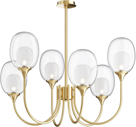 картинка Люстра потолочная на штанге Aura MOD016PL-06BS от магазина BTSvet