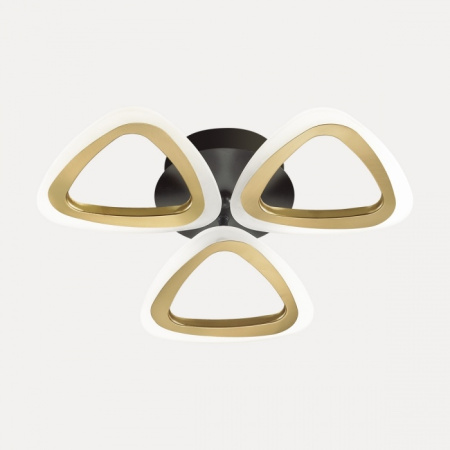 Потолочная люстра светодиодная с пультом регулировкой цветовой температуры и управлением смартфоном Rhea 4571/42CL