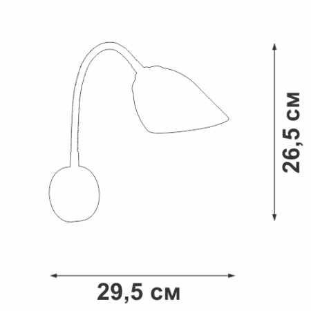 картинка Бра V3977-9/1A от магазина BTSvet