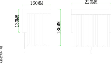 картинка Настенный светильник Francheska A1037AP-1PB от магазина BTSvet