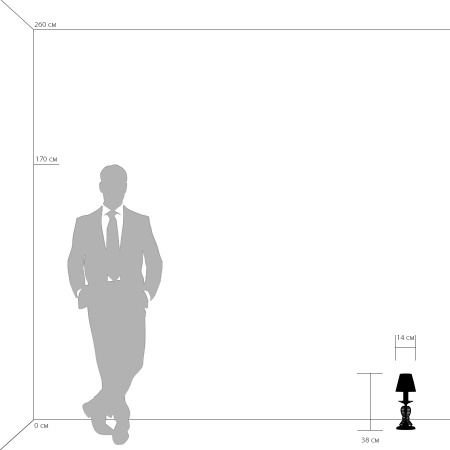 картинка Хрустальная настольная лампа RICCIO 705914 от магазина BTSvet