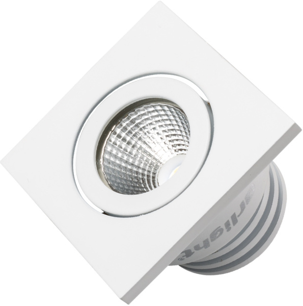 Светодиодный светильник мебельный LTM-S50x50WH 5W Warm White 25deg (Arlight, IP40 Металл, 3 года) 020759