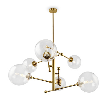 Потолочная люстра светодиодная Maddison FR5115PL-06BZ