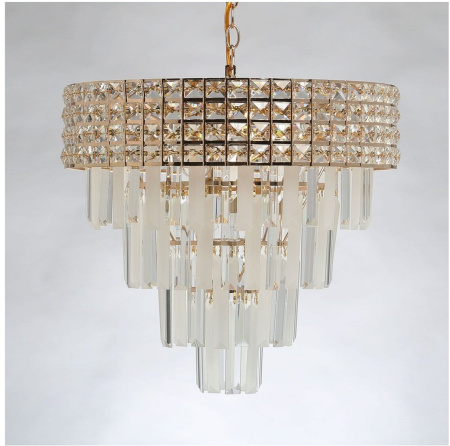 картинка Подвесная люстра хрустальная Бриз 111014008 от магазина BTSvet