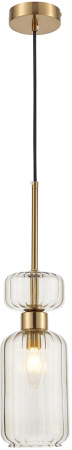 Подвесной светильник Gloss 1141/1S E14*60W Antigue copper/Beige