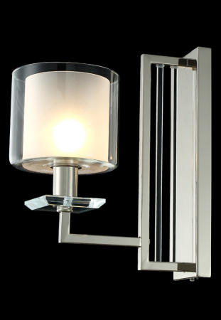 картинка Бра NICOLAS AP1 NICKEL/WHITE от магазина BTSvet