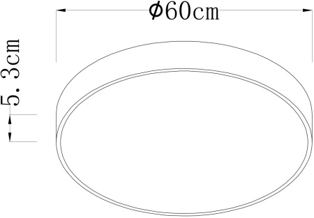картинка Потолочный светильник Arena A2671PL-1WH от магазина BTSvet