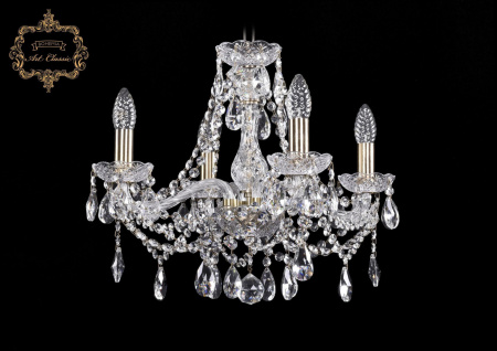 Хрустальная подвесная люстра 11.21.4.165.Br.Sp