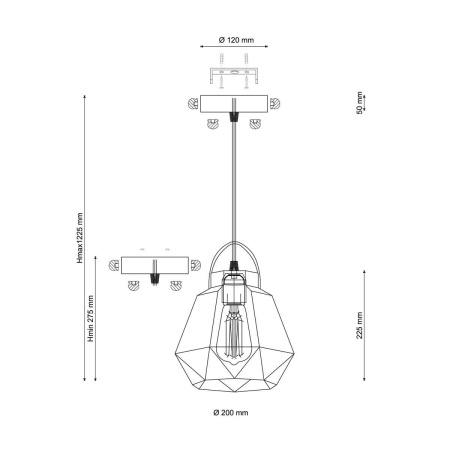 картинка Подвесной светильник Narni Narni 1941.1 White от магазина BTSvet