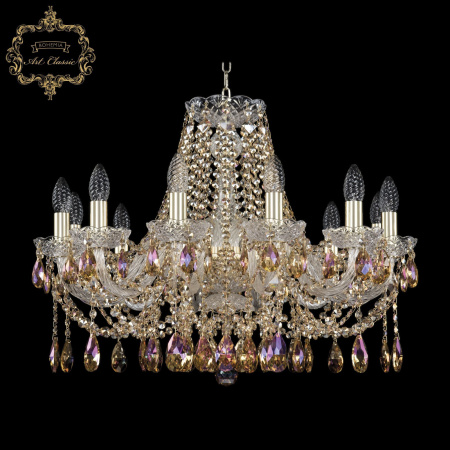 Хрустальная подвесная люстра 11.12.12.240.Gd.Sp.R777