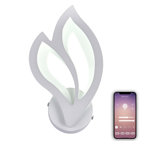 Бра светодиодное с управлением смартфоном регулировкой цветовой температуры и яркости ночным режимом и таймером LED LAMPS 81108/1W