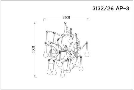 картинка Бра Salice 3132/26 AP-3 от магазина BTSvet
