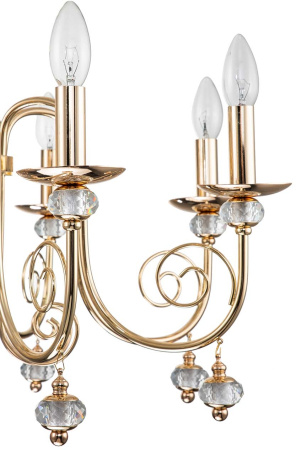 картинка Подвесная люстра Shine 678/8PL E14*40W Gold от магазина BTSvet