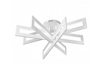 Потолочная люстра светодиодная диммируемая с пультом Stalker 9082-R800-X 128W WH