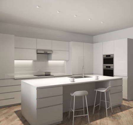 картинка Встраиваемый светильник Rond DK3121-WH от магазина BTSvet