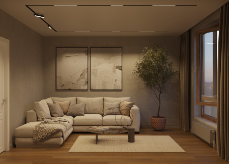 картинка Трековый светильник светодиодный DK8001-BK от магазина BTSvet