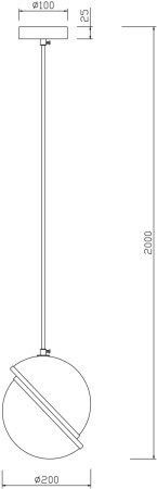 картинка Подвесной светильник Element FR5181PL-01BS от магазина BTSvet