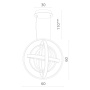 картинка Подвесная люстра светодиодная Mirror 1612/02 SP-1 от магазина BTSvet