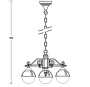 картинка Уличный подвесной светильник 88170/3 Bl от магазина BTSvet