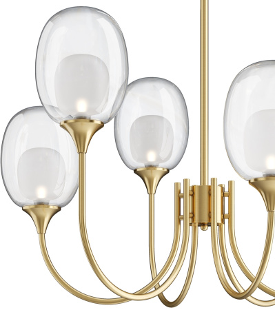 картинка Люстра потолочная на штанге Aura MOD016PL-06BS от магазина BTSvet