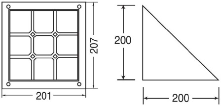 картинка Настенный светильник уличный SIDNEY 91441 Bl от магазина BTSvet