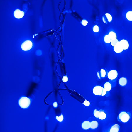 картинка Светодиодная гирлянда ARD-EDGE-CLASSIC-2400x600-BLACK-88LED-STD BLUE (230V, 6W) (Ardecoled, IP65) 026009 от магазина BTSvet
