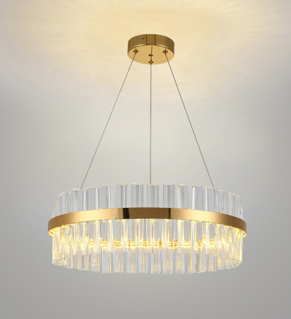 картинка Подвесная люстра светодиодная хрустальная с пультом и управлением смартфоном регулировка яркости цветовой температуры ночной режим и таймер INNOVATION STYLE 83010 от магазина BTSvet