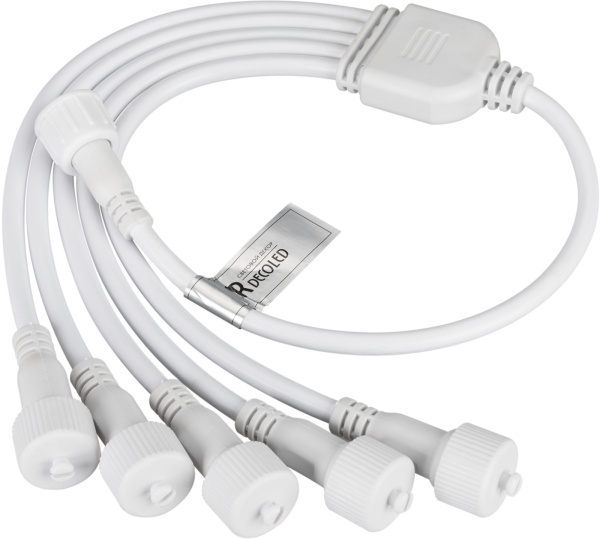 Коннектор питания ARD-CLASSIC-SYNC-RGB White (230V, 5 ports) (Ardecoled, Закрытый) 031805