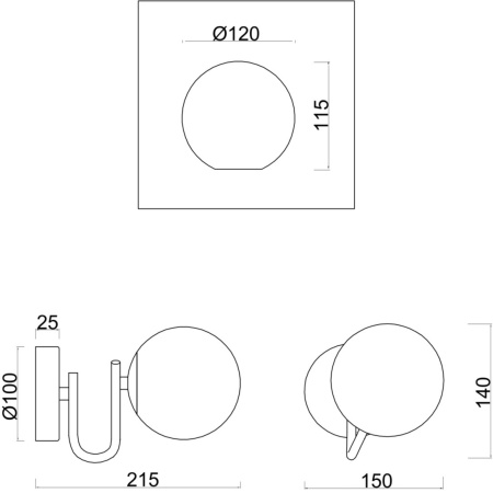 картинка Бра Galaxy FR5013WL-01CH от магазина BTSvet